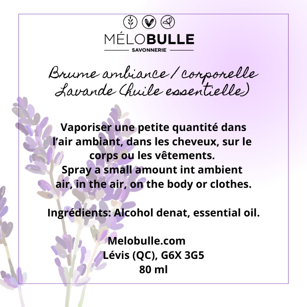 Brume d'ambiance & corporelle