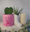 Cache-pot Please don't die please - Les bougies Maeco