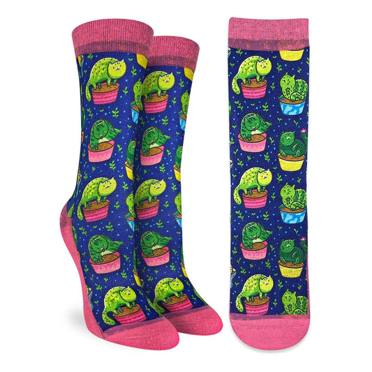 Chaussettes pour femmes Chats cactus