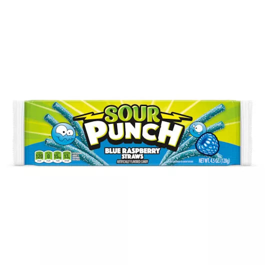 Sour Punch - Paille Framboise Bleue